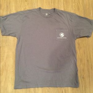 Southern Proper Gray American Flag T Shirt